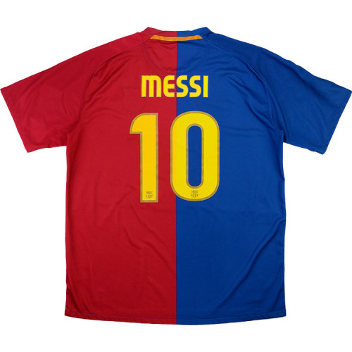 Barcelona 2008/2009 Home Retro Jersey #10 Messi