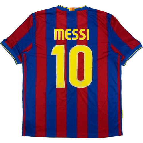 Barcelona 2009/2010 Messi Home Retro Jersey