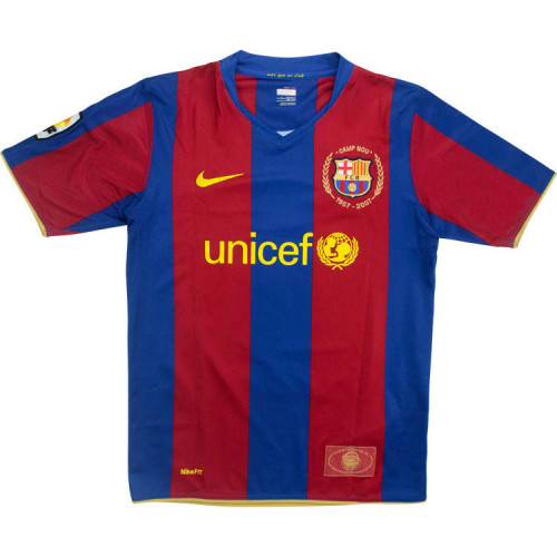 Barcelona 2007/2008 Home Retro Soccer Jersey
