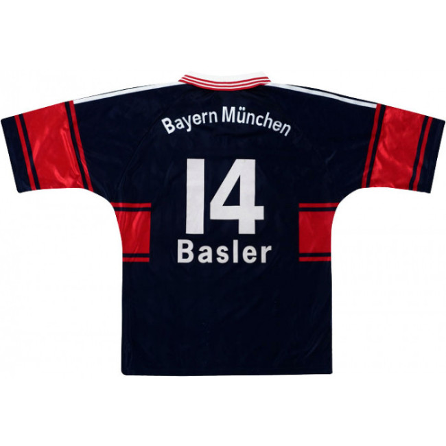 Bayern Munich 1997-1999 Home Retro Jersey Basler #14
