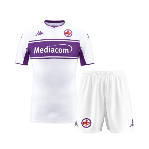 Kids Fiorentina 21/22 Away Jersey and Short Kit