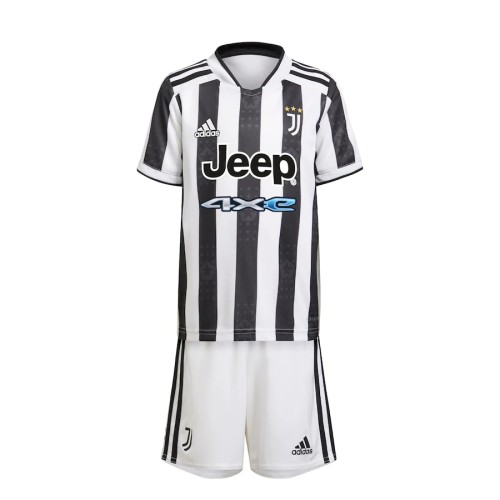 Kids Juventus 21/22 Home Jersey and Short Kit
