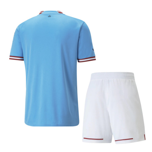 Manchester City 22/23 Home Jersey and Short Kit