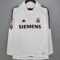 05 06 R MAD Home Retro Long Sleeve Men Soccer jersey AAA37906