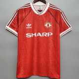 91 92 Man Utd Home Retro Men Soccer jersey AAA38738
