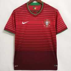 2014 Portugal Home Retro Men Soccer jersey AAA35567