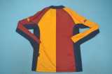01 02 Roma Home Retro Long Sleeve Men Soccer jersey AAA37294