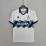 90 92 INT Away Retro Men Soccer jersey AAA37054