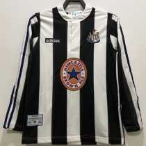 95 97 Newcastle Home Retro Long Sleeve Men Soccer jersey AAA38642