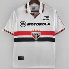 1999 Sao Paulo FC Home Retro Men Soccer jersey AAA36556