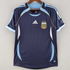 2006 Argentina Away Retro Men Soccer jersey AAA35796