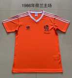 1986 Netherlands Home Retro Men Soccer jersey AAA36043