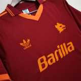 92 93 Roma Home Retro Men Soccer jersey AAA37214