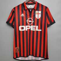 99 00 ACM Home Retro Men Soccer jersey AAA37243