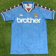 98 99 Man City Home Retro Men Soccer jersey AAA38660