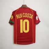 2004 Portugal Home Retro Men Soccer jersey AAA36173