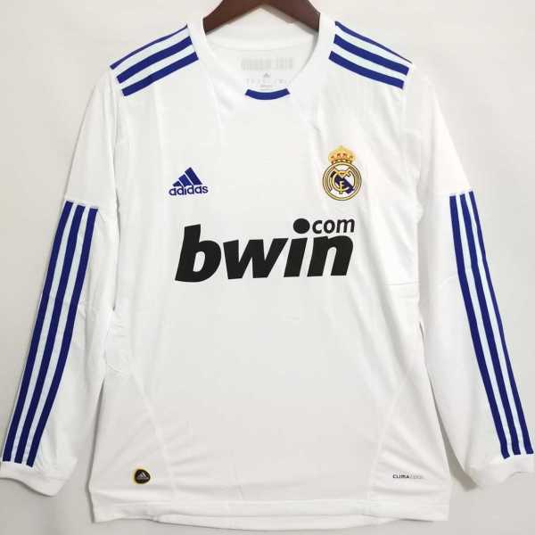 10 11 R MAD Home Retro Long Sleeve Men Soccer jersey AAA37957