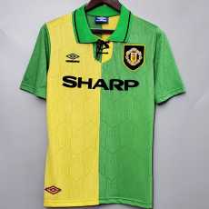 92 93 Man Utd Away Retro Men Soccer jersey AAA38749