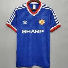 86 87 Man Utd 3RD Retro Men Soccer jersey AAA38741