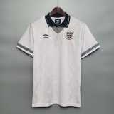 1990 England Home Retro Men Soccer jersey AAA36149