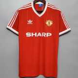 83 84 Man Utd Home Retro Men Soccer jersey AAA38740