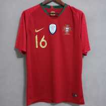 18 19 Portugal Home Fans Version Men Soccer jersey AAA36268