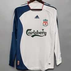 06 07 LIV Away Retro Long Sleeve Men Soccer jersey AAA38898