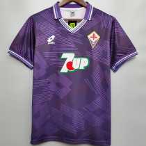 92 93 Fiorentina Home Retro Men Soccer jersey AAA37296