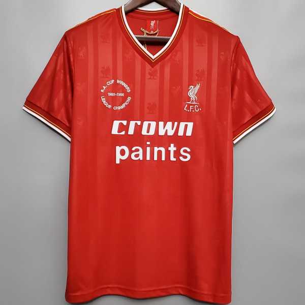 85 86 LIV Home Retro Men Soccer jersey AAA38936