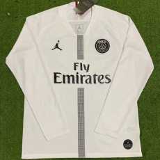 18 19 PSG Away Fans Version Long Sleeve Men Soccer jersey AAA38166