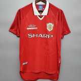99 00 Man Utd Home Retro Men Soccer jersey AAA38748