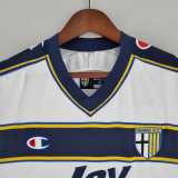01 02 Parma Home Retro Men Soccer jersey AAA37008