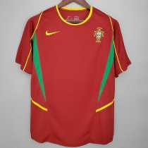 2002 Portugal Home Retro Men Soccer jersey AAA36168