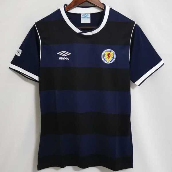 1982 Scotland Home Retro Men Soccer jersey AAA36252