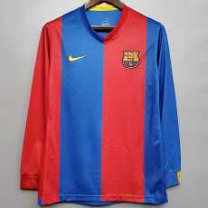 06 07 BAR Home Retro Long Sleeve Men Soccer jersey AAA37651