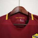 17 18 Roma Home Fans Version Men Soccer jersey AAA37104