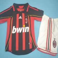 06 07 ACM Home Retro Kids Soccer jersey AAA37192