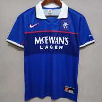 97 99 Rangers Home Retro Men Soccer jersey AAA36308
