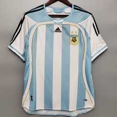 2006 Argentina Home Retro Men Soccer jersey AAA36243