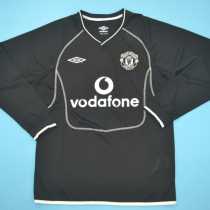 00 02 Man Utd Away Retro Long Sleeve Men Soccer jersey AAA38939