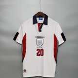 1998 England Home Retro Men Soccer jersey AAA36165