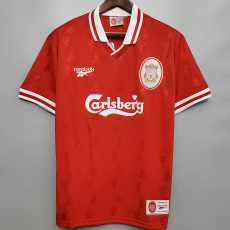 96 97 LIV Home Retro Men Soccer jersey AAA38868