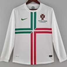 12 13 Portugal Away Retro Long Sleeve Men Soccer jersey AAA35791