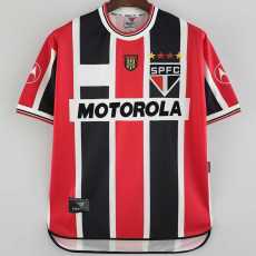 2000 Sao Paulo FC Away Retro Men Soccer jersey AAA36555