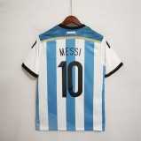 2014 Argentina Home Retro Men Soccer jersey AAA36092