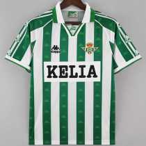 96 97 Real Betis Home Retro Men Soccer jersey AAA37660