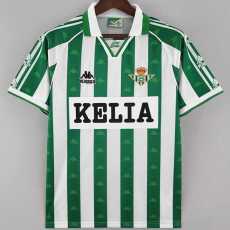 96 97 Real Betis Home Retro Men Soccer jersey AAA37660