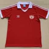 1980 Man Utd Home Retro Men Soccer jersey AAA38883