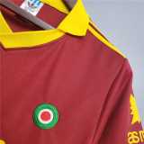 91 92 Roma Home Retro Men Soccer jersey AAA37228