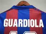 90 92 BAR Home Retro Men Soccer jersey AAA37964
